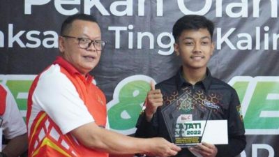 Arvin Bikin Bangga SMA 3 Pontianak, Juara Pertama Kejuaraan Menembak Kajati Kalbar Cup
