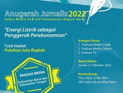 Semarakkan Hari Listrik Nasional, PLN UIP KLB Gelar Anugerah Jurnalis 2022