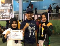 Putri Vilda Sumbang Medali Emas untuk Pontianak di Arena Tarung Derajat