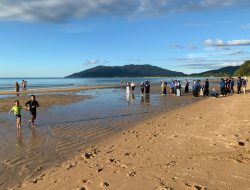 Melepas Tukik ke Laut Lepas