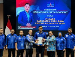 Partai Demokrat Resmi Usung Pasangan Jikir di Pilkada Kubu Raya