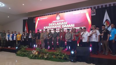 KPU Kalbar Gelar Deklarasi Damai Pilkada 2024