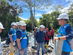 Pastikan Keselamatan Kerja, Manajemen PLN UIP KLB Tinjau Pembangunan GI 150 kV Ambawang
