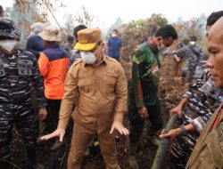 Api dan Asap Kembali Mengancam, Ria Norsan Turun ke Lokasi Karhutla Kubu Raya