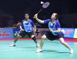 Sempat Tertekan di Gim Ketiga, Rehan/Melati Bangkit dan Tembus Semifinal Indonesia Masters 2026