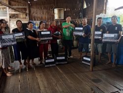 Gempur Kalimantan Salurkan Bantuan untuk Korban Karhutla di Cangkok Manis